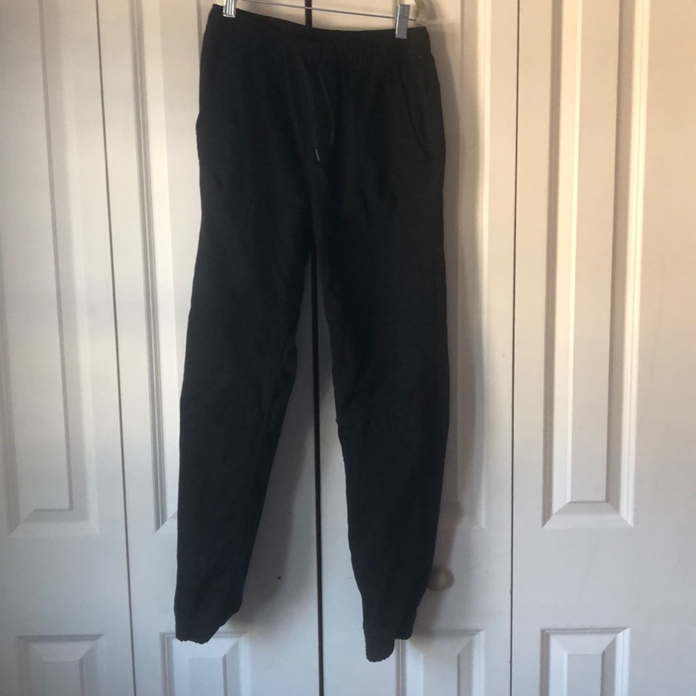 black joggers